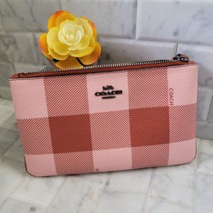 Coach Corner Zip Wristlet